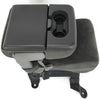 1999-2010 Ford F250 Center Console Jump Seat  W/ Storage Gray - BIGGSMOTORING.COM