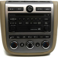 2006-2007 Nissan Murano Radio Cd Player Display Screen W/ Climate Control - BIGGSMOTORING.COM