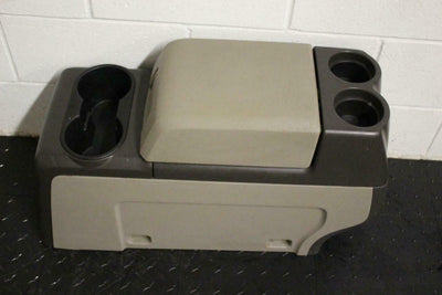 09-14  Ford F150 Xlt Super / Crew Cab Center Console Stone Grey  F-150 - BIGGSMOTORING.COM