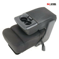 2004-2008  Ford F150 Center Console Jump Seat W/ Storage & Cup Holder Black - BIGGSMOTORING.COM