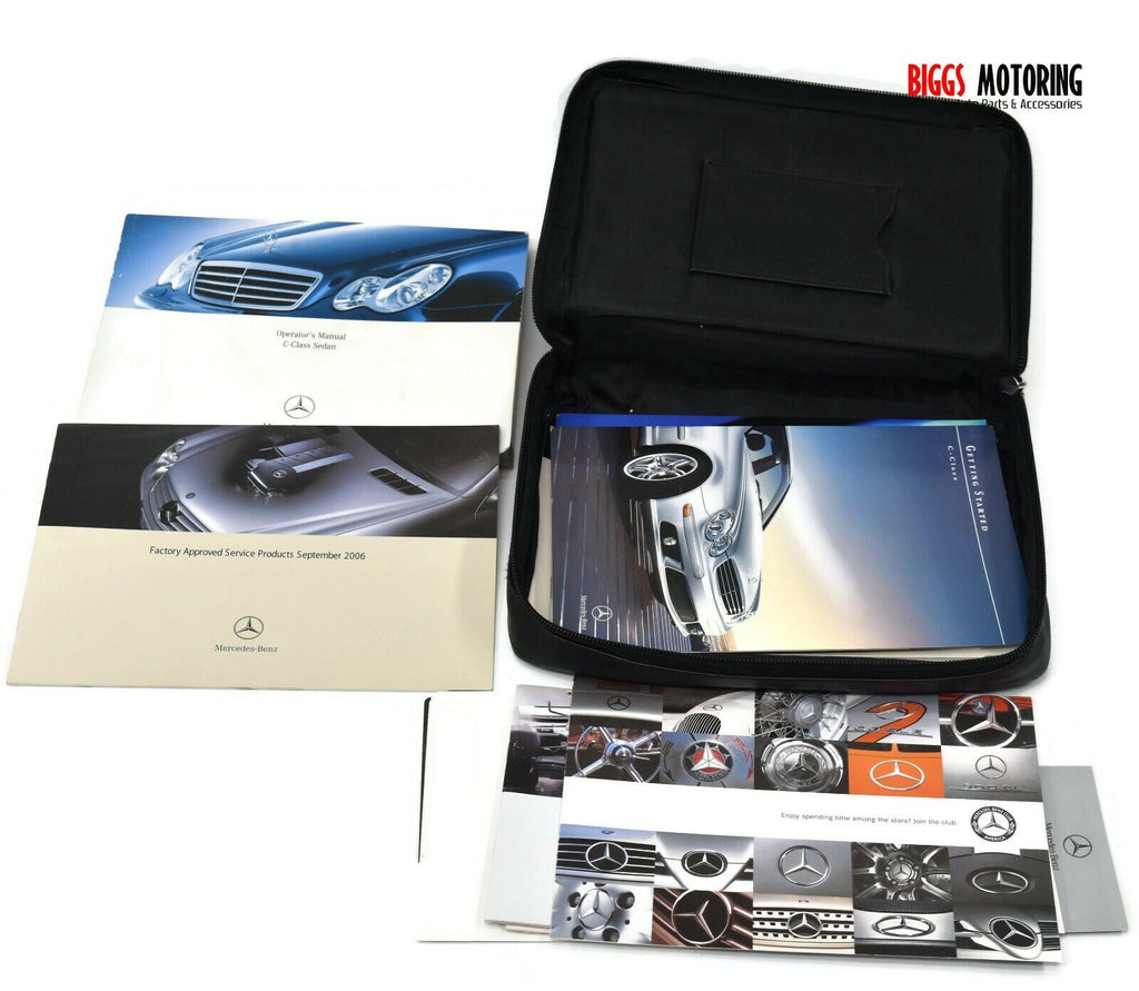 2006 Mercedes Benz C- Class Maintenance Operator Owners Manual - BIGGSMOTORING.COM