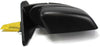 2007-2012 Jeep Patriot Passenger Right Side Manual Door Mirror Black 32524