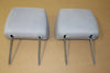 2004-2007 Toyota Highlander Front Row Seat Head Rest  Set Gray OEM - BIGGSMOTORING.COM