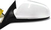 20108-2012 Chevy Malibu Driver Left Side Power Door Mirror White 32842