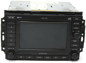 2004-2007 Jeep Commander Dodge Charger Navigation Radio Cd Payer P56038646AL - BIGGSMOTORING.COM