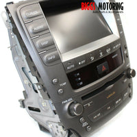 2006-2008 Lexus IS250 IS350 Navigation Radio Display Ac Cd Player 86120-53430 - BIGGSMOTORING.COM