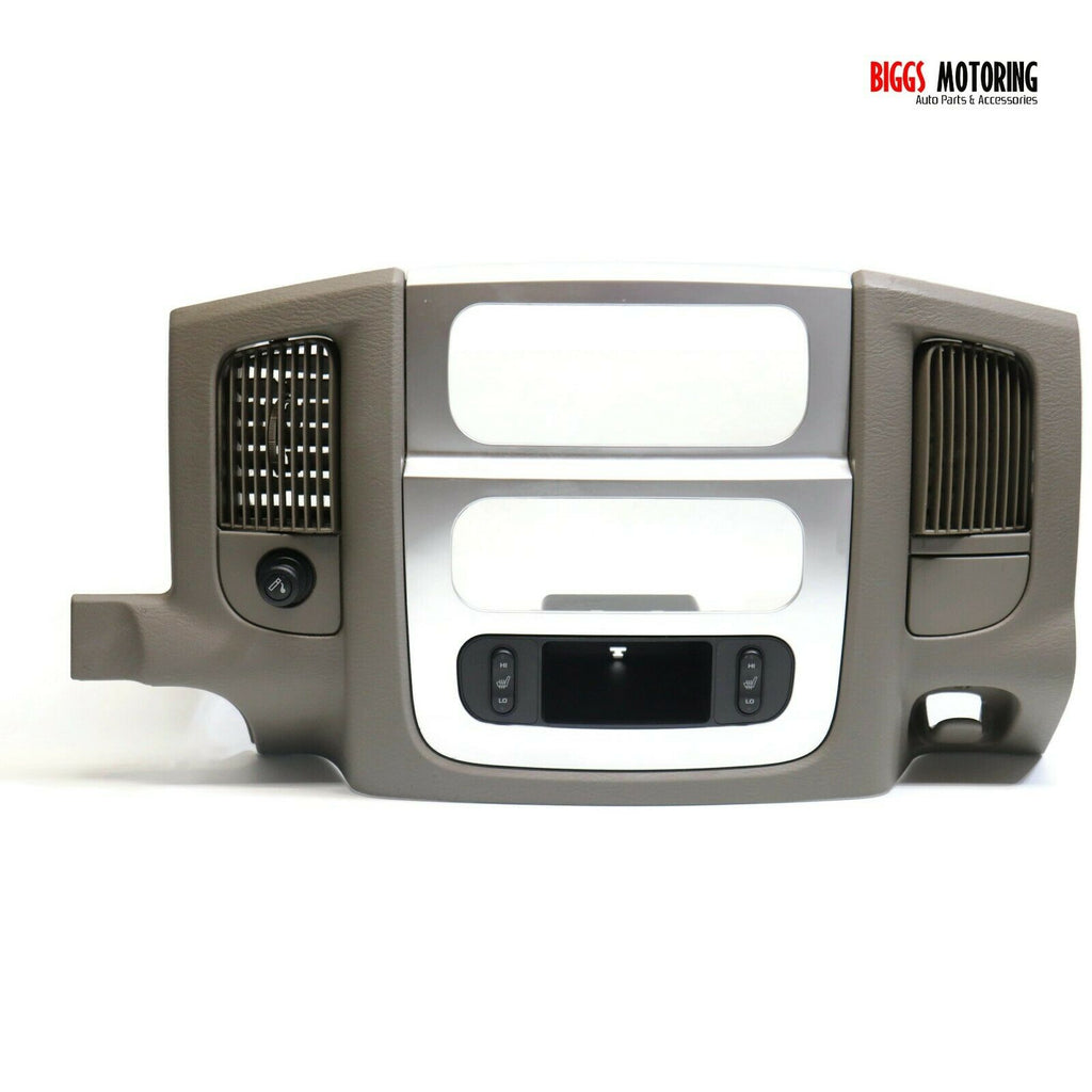 2002-2005 Dodge Ram Dash Radio Climate Contro Bezel 1000252TRMAA - BIGGSMOTORING.COM