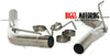 2005-2010 Mustang GT V8 2.5 Polished Stainless Steel Muffler - BIGGSMOTORING.COM