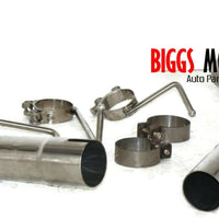 2005-2010 Mustang GT V8 2.5 Polished Stainless Steel Muffler - BIGGSMOTORING.COM