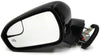 2017-2019 Ford Fusion  Driver Left Side Power Door Mirror Black