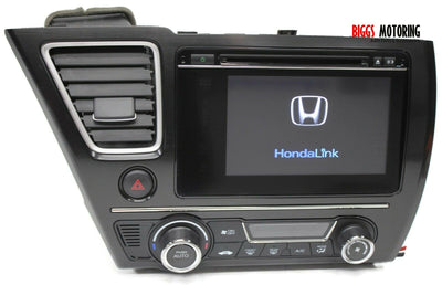 2014-2015 Honda Civic Radio Stereo Cd Player Touch Screen 39100-TT1-A51-M1