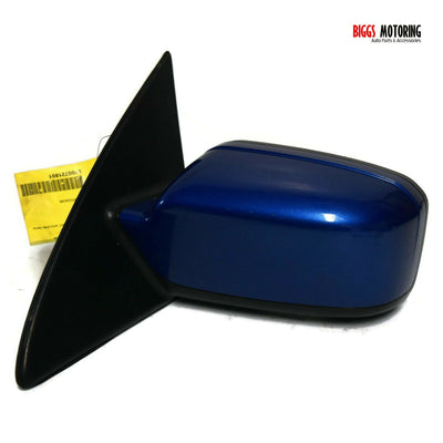 2010-2012 Ford Fusion Driver Left Side Side Power Door Mirror Blue 35292