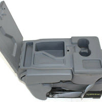 2009-2014  Ford F150  Front Center Console Jump Seat W/ Cup Holder Gray