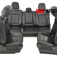 2011-2014 Ford F150 Rear Bench Front Passenger / Driver Side Leather Seat Black