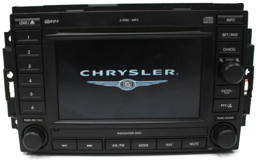 2003-2008 Dodge Durango Jeep Rec Navigation Radio 6 Disco CD Jugador - BIGGSMOTORING.COM