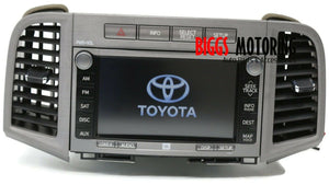 2009-2012 Toyota Venza JBL Navigation Radio Display Screen Cd Player 86120-0T061