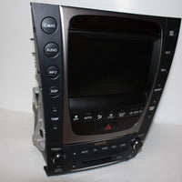 2006-2007 LEXUS GS350 RADIO CASSETTE CLIMATE CONTROL NAVIGATION DISPLAY SCREEN - BIGGSMOTORING.COM