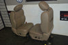 09-15 Dodge Ram Power Tan Leather Heat Air Cooled Driver Seat Complete W/ Track - BIGGSMOTORING.COM