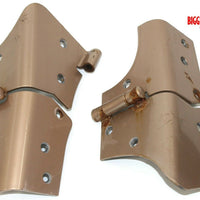 1997-2006 Jeep Wrangler Windshield Frame Pair Hinge Gold - BIGGSMOTORING.COM