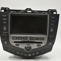 2003-2007 Honda Accord Sedan Gps Navigation Radio Xm Cd Player 39051-8DA-L510-M1 - BIGGSMOTORING.COM