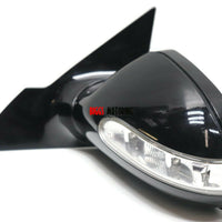 2003-2009 Mercedes Benz CLK350 Driver Left Side Power Door Mirror Black - BIGGSMOTORING.COM