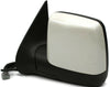 2003-2005 Lincoln Aviator Driver Left Side Power Door Mirror White - BIGGSMOTORING.COM