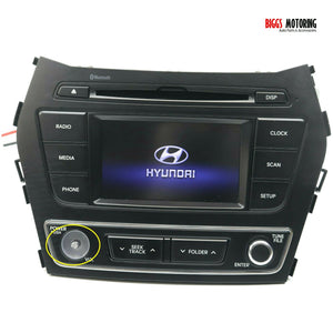 2017-2018 Hyundai Santa Fe Radio Stereo Cd Player 961804 Z6504X