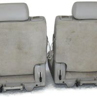 2007-2014 Chevy Tahoe Yukon Passenger & Driver Side 3rd Row Seats Gray Leather