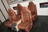 99-2010 FORD SD F250 F350 KING RANCH FRONT & rear LEATHER BUCKETS SEAT console