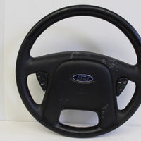 2002-2005 Ford Escape Driver Steering Wheel W/ Air Bag 3L84 78043B13 - BIGGSMOTORING.COM