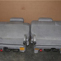 2001-2007 Toyota Sequoia Rear Passenger & Driver 3Rd Row Seats Grey - BIGGSMOTORING.COM