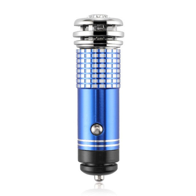 Onever Mini Car Air Purifier Oxygen Bar Ionizer Interior with LED Blue Light Car Decoration