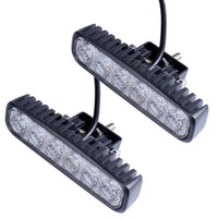 18W LED Driving Slim Work Light Bar Offroad for Truck Atv Boat 12V 24V DC - BIGGSMOTORING.COM