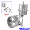 2.5inch Stainless Steel Exhaust Control Valve Set Vacuum Actuator Vacuum Actuator Open/Close Style - BIGGSMOTORING.COM