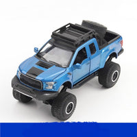 For Ford Raptor F150 Model Car Toy Offroad Pickup Alloy Simulation Model Car Big Wheeler Off-road Pick-up Model Toy for Children